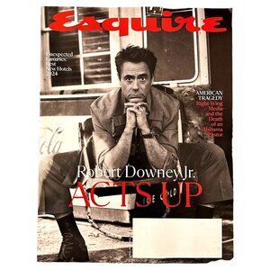Esquire Magazine April May 2024 Robert Downey Jr Acts Up Unexpected Luxuries